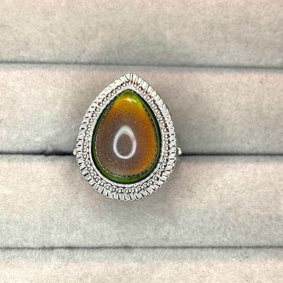 New Teardrop Pear Shaped Mood Ring - Picture 3 of 7